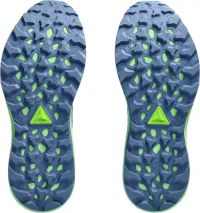 ASICS GEL TRABUCO 12 BLACK ET LIGHT BLUE Chaussures de trail pas cher