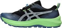 ASICS GEL TRABUCO 12 BLACK ET LIGHT BLUE Chaussures de trail pas cher