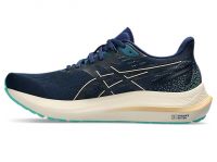 ASICS GT 2000 12 BLUE EXPANSE ET CHAMPAGNE   Chaussures Running pas cher