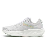 SAUCONY RIDE 17 WHITE ET PEEL Chaussures running pas cher