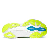 SAUCONY HURRICANE 24 VIZIBLUE ET CITRON Chaussures running saucony pas cher
