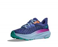 HOKA CHALLENGER ATR  7 EVENING SKY ET DRIZZLE Chaussures de Trail pas cher