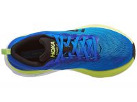 HOKA BONDI 8 ELECRTIC COBALT ET LETTUCE Chaussures de running pas cher