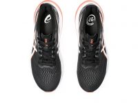 ASICS GT 2000 12 BLACK ET  SUNRISE RED Chaussures Running pas cher