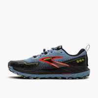 BROOKS CASCADIA 18 CITADEL EBONY ET LIME Chaussures de trail pas cher