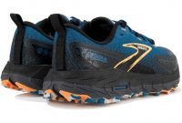 BROOKS CASCADIA 18 BLUE SAPPHIRE BLACK ET ORANGE Chaussures de trail pas cher