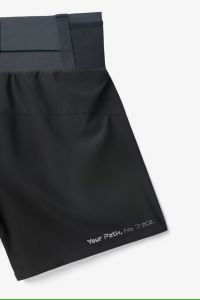 NNORMAL MEN S RACE SHORTS SVART BLACK Short de trail running pas cher