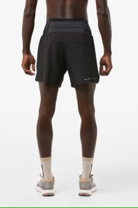 NNORMAL MEN S RACE SHORTS SVART BLACK Short de trail running pas cher