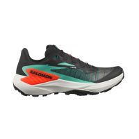 SALOMON GENESIS BLACK ET ELECTRIC GREEN Chaussures de trail pas cher