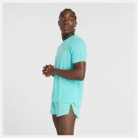 NEW BALANCE ATHLETICS T SHIRT CYBER JADE Tee Shirt de running pas cher