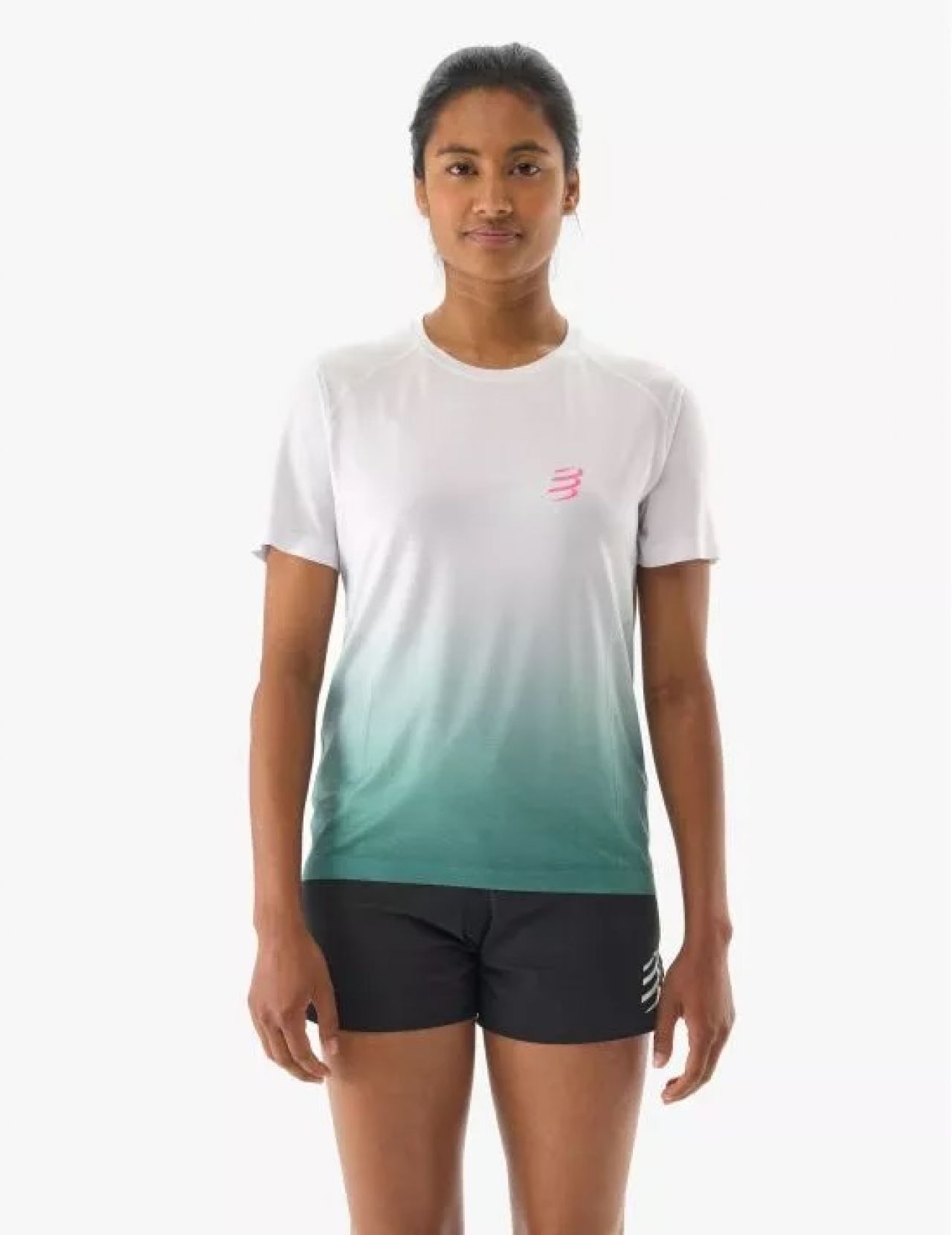 COMPRESSPORT PERFORMANCE SS TEE W SUGAR ET STORM Tee shirt de running