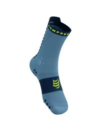 COMPRESSPORT PRO RACING SOCKS V4.0 TRAIL  DENIM ET POSEIDON Chaussettes running pas cher