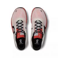 ON RUNNING CLOUDMONSTER 2 WHITE ET FLAME  Chaussures de running pas cher