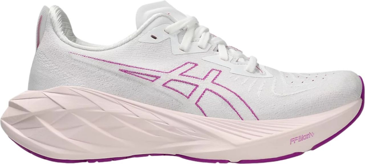 ASICS NOVABLAST 4 WHITE ET SOOTHING SEA Chaussures Running