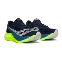 SAUCONY ENDORPHIN PRO 4 MARINE ET CITRON Chaussures running saucony pas cher