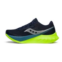 SAUCONY ENDORPHIN PRO 4 MARINE ET CITRON Chaussures running saucony pas cher