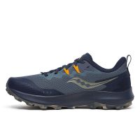SAUCONY PEREGRINE 14 DUSK ET NAVY  Chaussures de trail saucony pas cher
