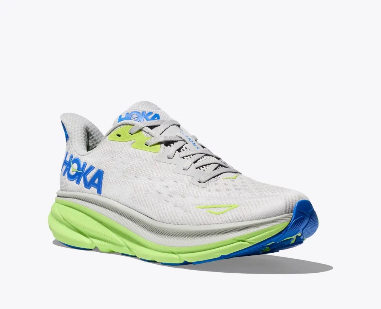 HOKA CLIFTON 9 STARDUST ET ELECTRIC COBALT  Chaussures de running