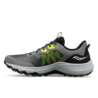 SAUCONY AURA TR CINDER ET CITRON  Chaussures de trail saucony pas cher