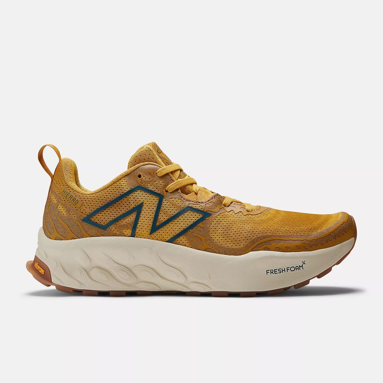 NEW BALANCE FRESH FOAM HIERRO V8 BUTTERSCOTCH ET GINGER LEMON chaussure de  trail