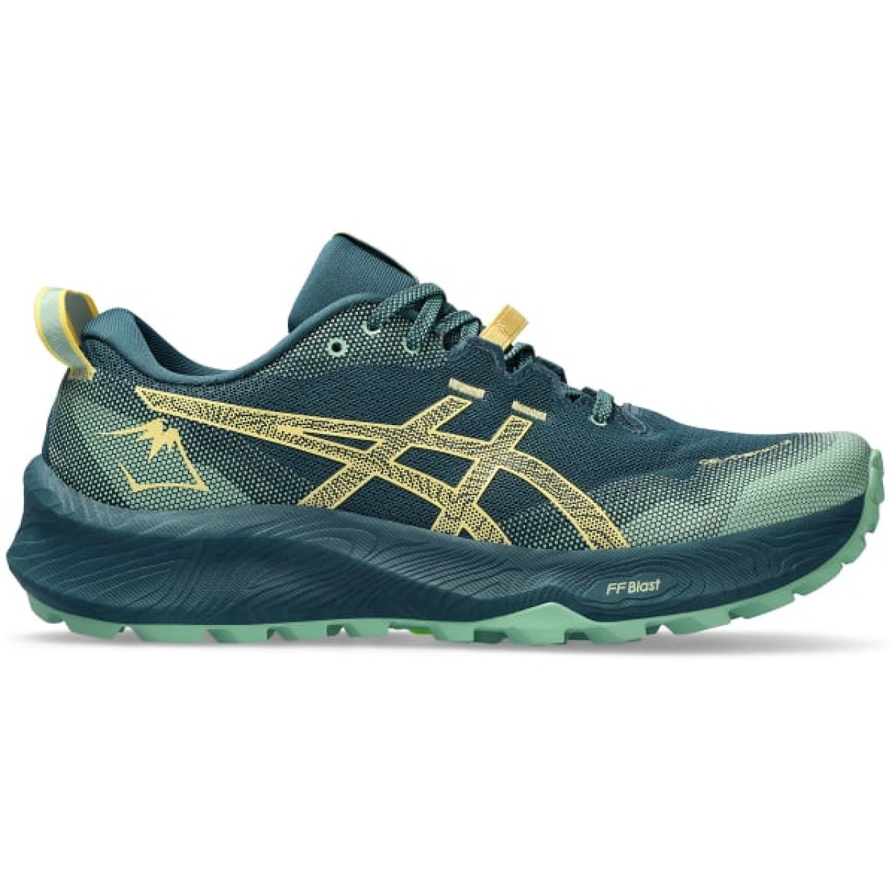ASICS GEL TRABUCO 12 MAGNETIC BLUE / FADED YELLOW Chaussures de trail