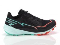 SALOMON THUNDERCROSS BLACK ET CHERRY TOMATO  Chaussures de trail pas cher