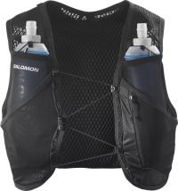 SALOMON ACTIVE SKIN 4 SET BLACK Sac à dos trail pas cher