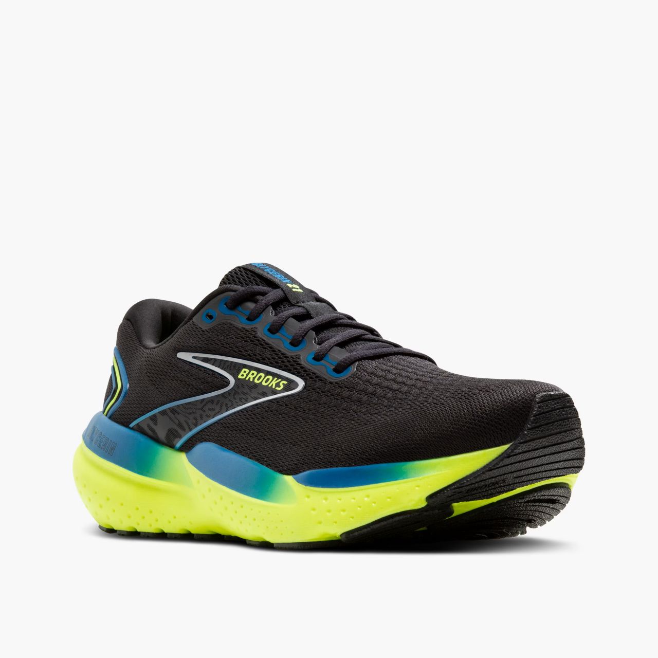BROOKS GLYCERIN 21 BLACK BLUE ET NIGHTLIFE  Chaussures de running