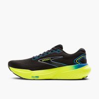 BROOKS GLYCERIN 21 BLACK BLUE ET NIGHTLIFE  Chaussures de running pas cher