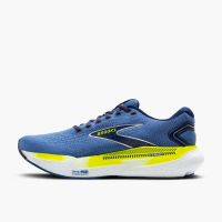 BROOKS GLYCERIN GTS 21 BLUE PEACOT  ET NIGHTLIFE  Chaussures de running pas cher