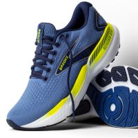 BROOKS GLYCERIN GTS 21 BLUE PEACOT  ET NIGHTLIFE  Chaussures de running pas cher