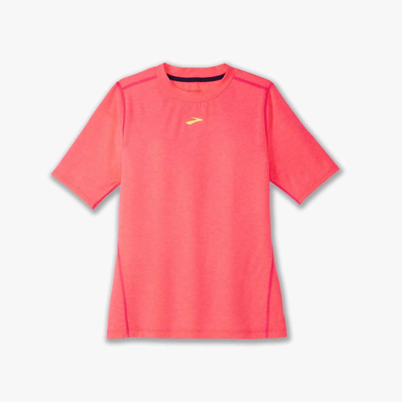 BROOKS HIGH POINT SHORT SLEEVE NEO PINK  Tee shirt running