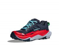 HOKA TORRENT 4 STORMIES SKY ET CERISE Chaussures de Trail pas cher