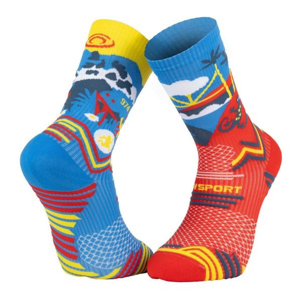 BV SPORT CHAUSSETTES TRAIL DBDB REUNION Chaussettes de trail