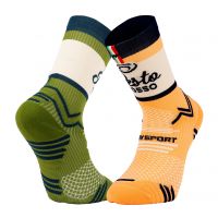 BV SPORT CHAUSSETTES TRAIL COLLECTOR  NUTRISOCKS PESTO Chaussettes de trail