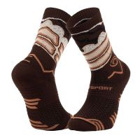 BV SPORT CHAUSSETTES TRAIL COLLECTOR  NUTRISOCKS TIRAMISU Chaussettes de trail