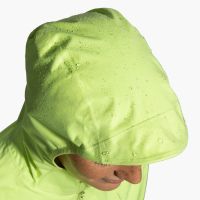 BROOKS HIGH POINT WATERPROOF JACKET LIME ET NAVY Veste  etanche pas cher