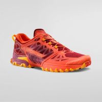 LA SPORTIVA BUSHIDO 3 CHERRY TOMATO ET SANGRIA  chaussure de  trail