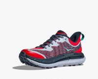 HOKA MAFATE SPEED 4 CERISE ET STORMY SKIES Chaussures de trail pas cher