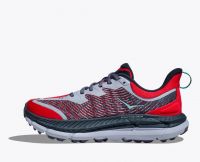 HOKA MAFATE SPEED 4 CERISE ET STORMY SKIES Chaussures de trail pas cher