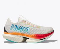 HOKA CIELO X1 FROST ET CERISE Chaussures avec plaque carbone pas cher