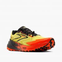 BROOKS CATAMOUNT 3 ACID LIME ET CHERRY TOMATO  Chaussures de trail