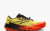 BROOKS CATAMOUNT 3 ACID LIME ET CHERRY TOMATO  Chaussures de trail pas cher