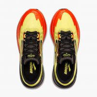 BROOKS CATAMOUNT 3 ACID LIME ET CHERRY TOMATO  Chaussures de trail pas cher