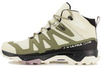 SALOMON X ULTRA 4 MID GTX W DEEP LICHENGREEN  Chaussures de randonnée pas cher
