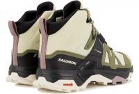 SALOMON X ULTRA 4 MID GTX W DEEP LICHENGREEN  Chaussures de randonnée pas cher