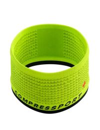 COMPRESSPORT HEADBAND ON/OFF FLASH YELLOW FLUO Bandeau été pas cher