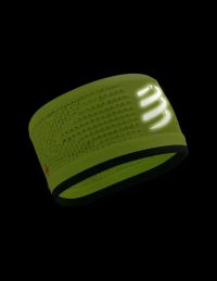 COMPRESSPORT HEADBAND ON/OFF FLASH YELLOW FLUO Bandeau été pas cher