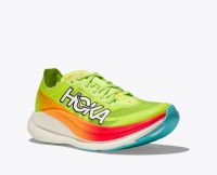 HOKA  ROCKET X 2 LETTUCE ET SOLAR FLARE Chaussures de running