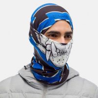 BUFF TOUR DE COU ORIGINAL T-KNUCKLE BLUE Foulard multifonction pas cher